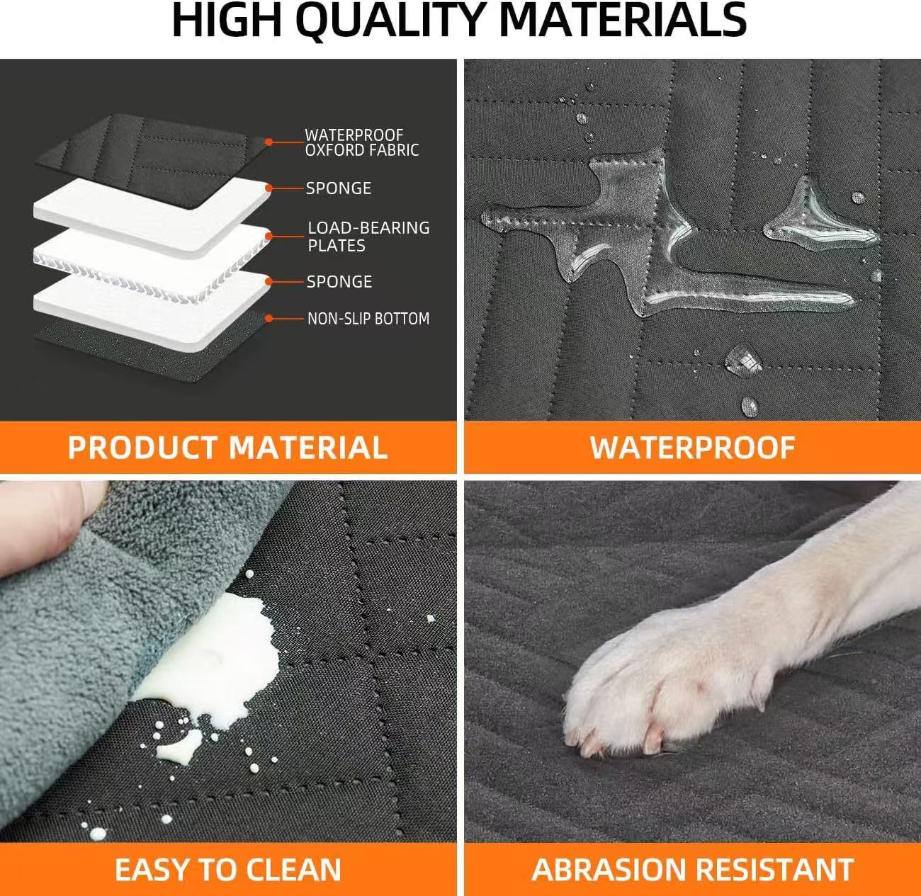 FURRYNOOK-Pet Car Seat Cover Protector