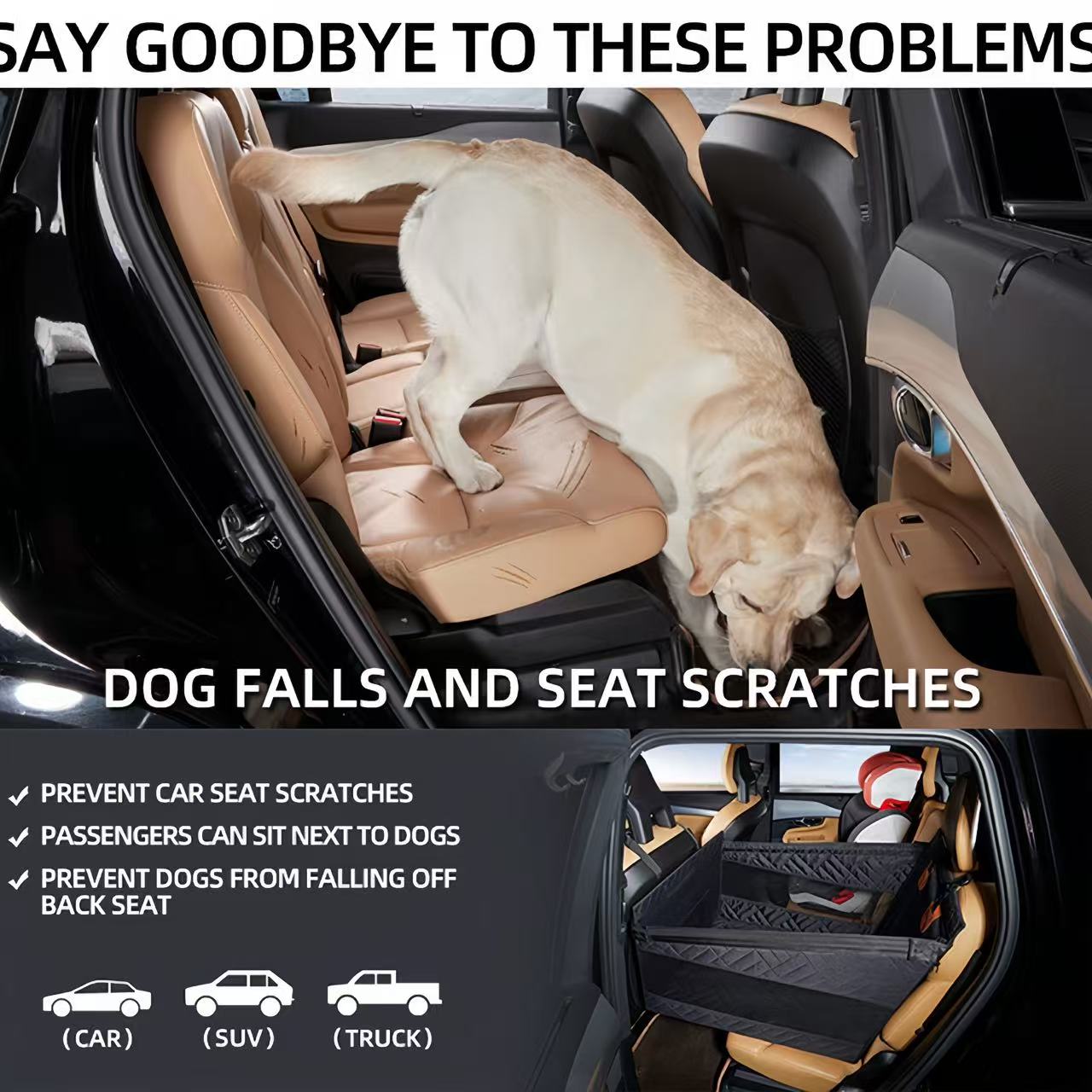 FURRYNOOK-Single Back Seat Extender