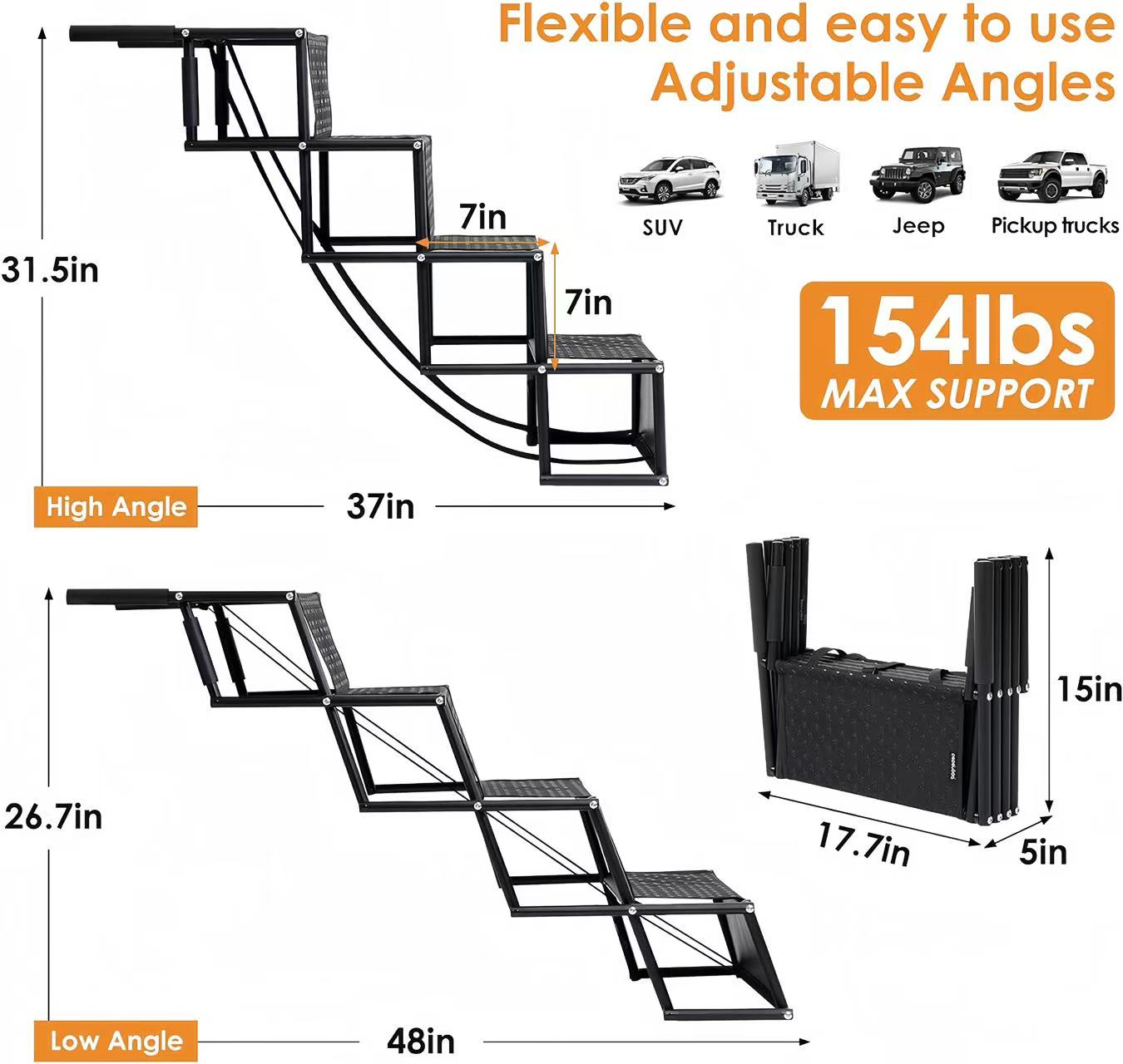FURRYNOOK-Portable Pet Access Steps