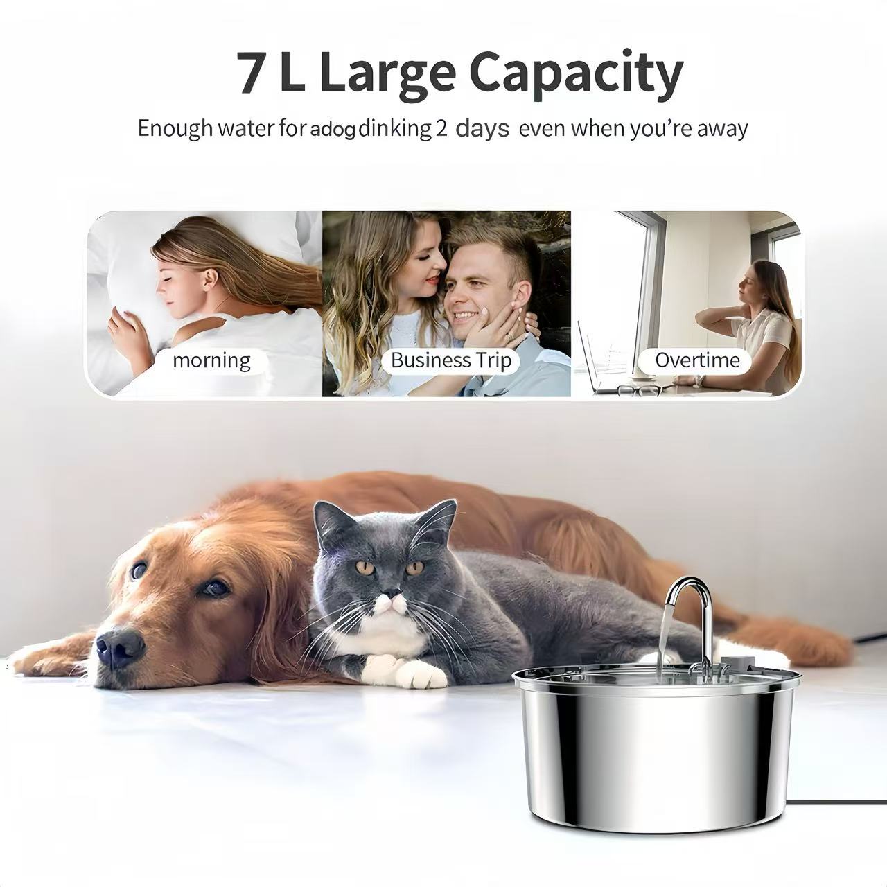 FURRYNOOK-Automatic Pet Water Fountain